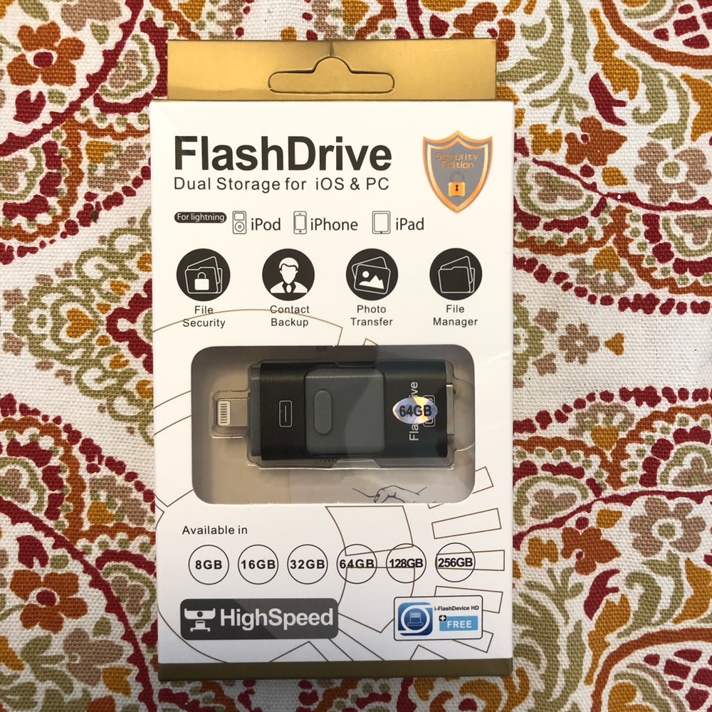 Flash USB Drive for iPhone, iPad & Android 64 GB